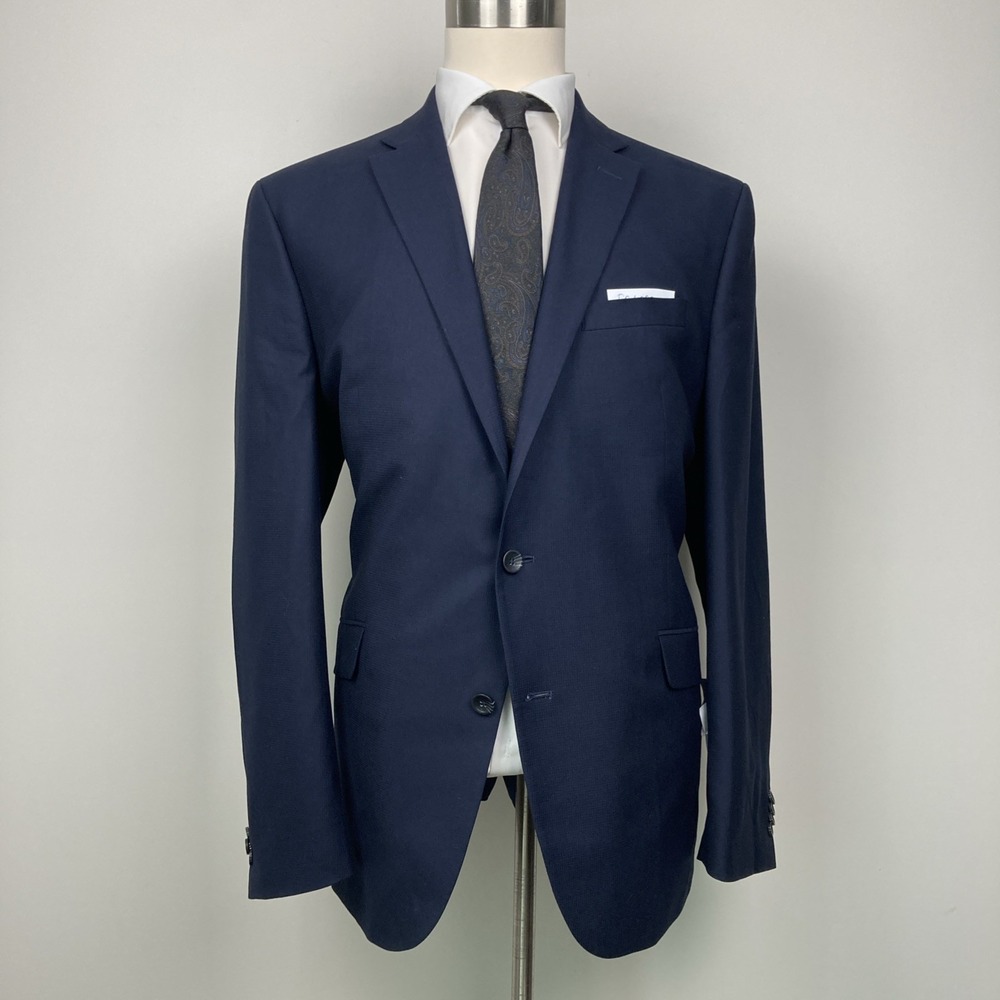 Kenneth‎ Cole Classic-Fit Stretch Blazer Sport Coat 46L